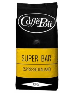 Кофе в зернах Poli superbar 1 кг Caffe poli