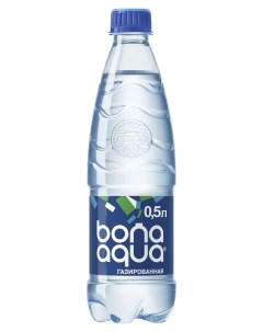 Вода питьевая газированная столовая 0 5 л Bona aqua