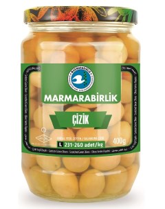 Оливки зеленые CIZIK L 400 г Marmarabirlik