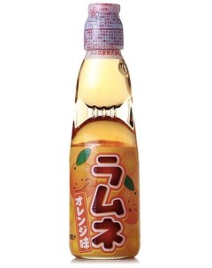 Напиток Hata Ramune газированный со вкусом апельсина 200 мл Hata kousen