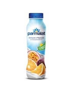 Питьевой йогурт апельсин и маракуйя 1 5 290 г Parmalat