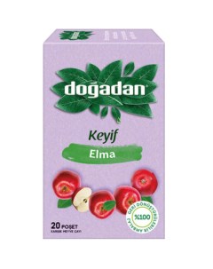 Чай турецкий с яблоком 20 пакетиков Dogadan