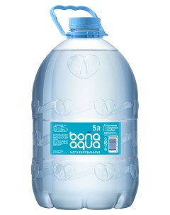 Вода питьевая негазированная столовая 5 л Bona aqua