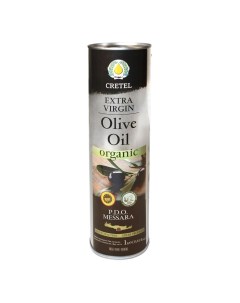 Оливковое масло Organic Extra Virgin 1 л Cretel