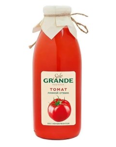 Сок для питания детей томатный с морской солью с мякотью 0 75 л Soko grande