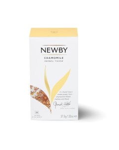 Чай травяной цветы ромашки 25 пакетиков Newby