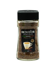 Кофе сублимированный растворимый 190 г Rich d'or