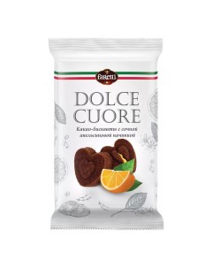 Пирожное Dolce Cuore какао бисквиты с сочной апельсиновой начинкой 60 г Faretti