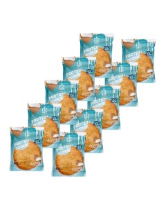 Протеиновое печенье Protein Cookie Кокосовый крем 10 шт по 40 г Fit kit