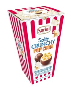Конфеты шоколадные Salty Crunchy Pop Corn 150 г Sorini