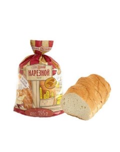 Хлеб батон пшеничный в нарезке 195 г Хлебозавод №28