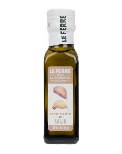 Оливковое масло Extra vergine нерафинированное Чеснок 100 мл Le ferre