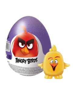 Яйцо Angry Birds шоколадное с сюрпризом 20 г Шоки-токи