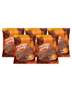Печенье Chocolate Protein Cookie 5 50 г 5 шт апельсиновый нектар Fit kit