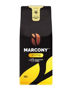 Кофе молотый AROMA со вкусом французской ванили 200г Marcony