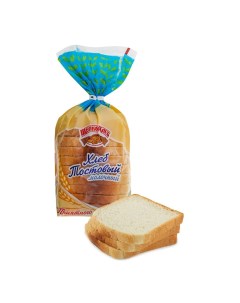 Хлеб Тостовый молочный пшеничный нарезка 240 г Щелковохлеб