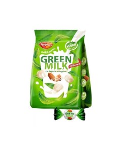 Карамель Green Milk с миндалем 150 г Рот фронт