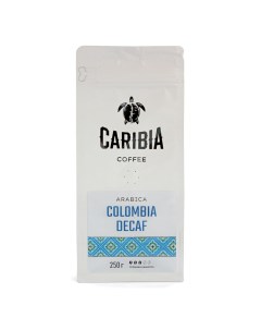 Кофе в зёрнах Arabica Colombia Decaf 250 г Caribia