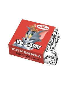 Конфеты жевательные Tom and Jerry яблоко клубника дыня персик 34 5 г Zito