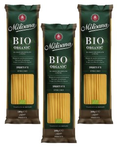 Макаронные изделия Спагетти BIO из твердых сортов пшеницы 500 гр 3 шт La molisana