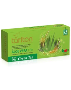 Чай зеленый Тарлтон алое вера 2 г 25 пакетиков Tarlton
