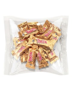 Конфеты шоколадные с хрустящим печеньем и тягучей карамелью 138 г Twix