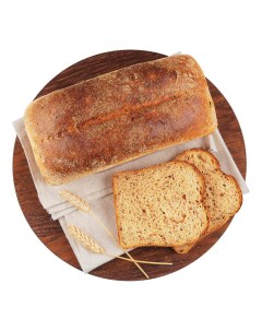 Хлеб Деревенский ржано пшеничный с пророщенным зерном 350 г Nobrand