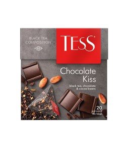 Чай черный в пирамидках Choсolate Kiss 20 штук Tess