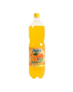 Газированный напиток Апельсин сильногазированный 1 5 л Leda