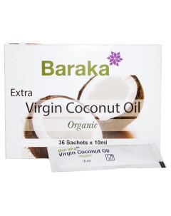 Кокосовое масло вирджин в пакетиках 360 мл Baraka
