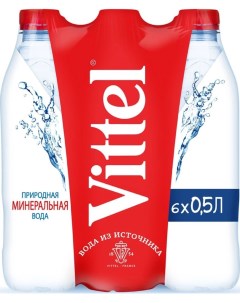 Минеральная негазированная вода 0 5л 6 шт пэт Vittel