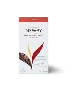 Чай черный indian breakfast 25 пакетиков Newby