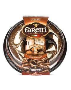 Торт бисквитный шоколадный 300 г Faretti