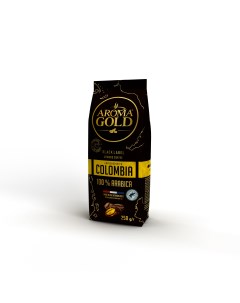 Кофе натуральны Black label columbia молотый 250 г Aroma