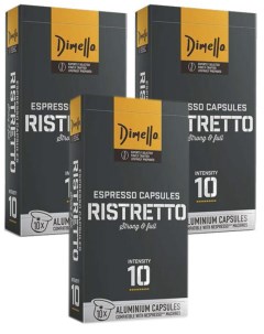 Кофе в капсулах Ristretto З упаковки по 10 шт Dimello