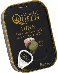Филе тунца в оливковом масле 105г Adriatic queen