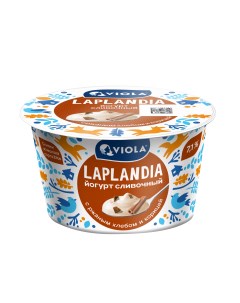 Йогурт Laplandia Ржаной хлеб и корица 7 1 180 г Viola