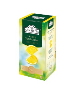 Чай черный Citrus Sensation c лимоном и лаймом в пакетиках 2 г х 25 шт Ahmad tea