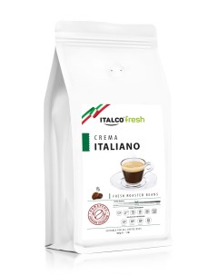 Кофе в зернах Crema Italiano Крема Италиано 500 г Italco