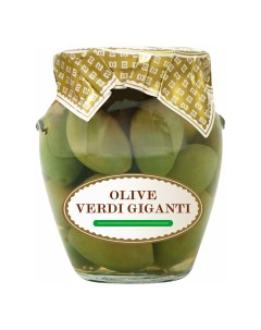 Оливки Giganti зеленые с косточкой 314 мл Dolce albero