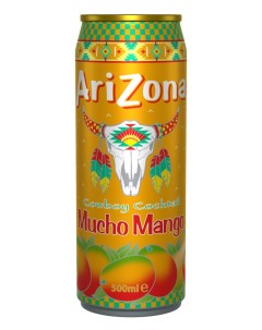Чай холодный Mucho Mango Манго 0 5л х 12шт Arizona