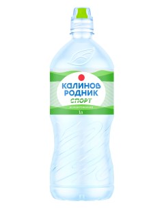 Вода минеральная природная негазированная спорт бутылка 1 л Калинов родник