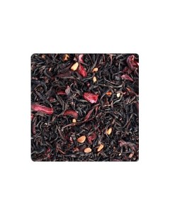 Черный плантационный чай Черный с шиповником 250 г ароматизированный Con tea