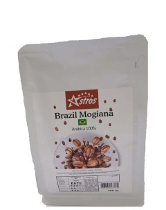 Кофе в зернах Brazil Mogiana 100 арабика 250 гр Astros