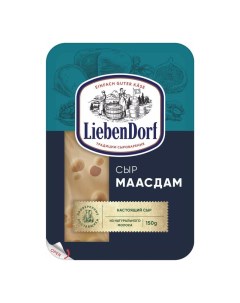 Сыр полутвердый Маасдам нарезка 45 150 г Liebendorf