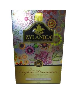 Чай черный листовой ceylon premium collection FBOP 200 г Zylanica