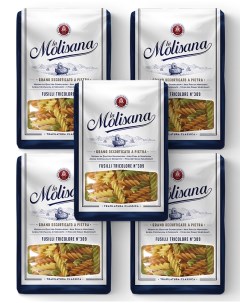 Макароны с томатами и шпинатом из твердых сортов пшеницы 500 г из 5 шт La molisana