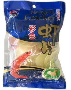 Чипсы креветочные цветные Colour Rrawn Cracker для приготовления 150 г Longhaisheng