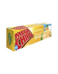 Чипсы Сметана и сыр 100г Mega chips