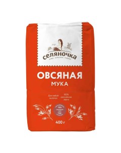 Мука овсяная из хлопьев 400 г Селяночка